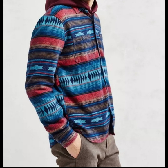 Urban Outfitters Other - Urban Outfitters Jacquard Flannel southwestern button down shirt, size medium